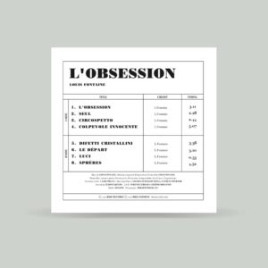 LOUIS FONTAINE<br>L’obsession