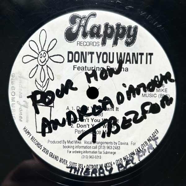 Davina<br>Don't You Want It?