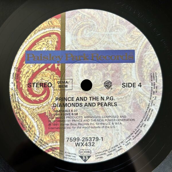 Prince & The New Power Generation <br>Diamonds And Pearls – Image 10