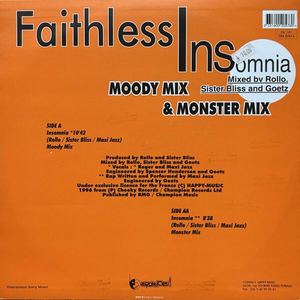 Faithless<br>Insomnia – Image 2
