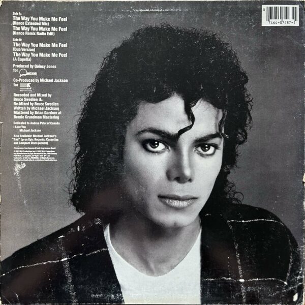 Michael Jackson<br>The Way You Make Me Feel (Special 12" Single Mixes) – Image 2