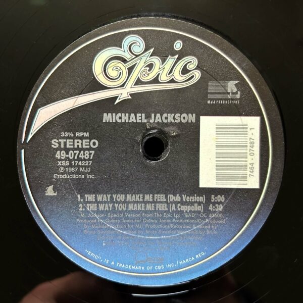 Michael Jackson<br>The Way You Make Me Feel (Special 12" Single Mixes) – Image 4