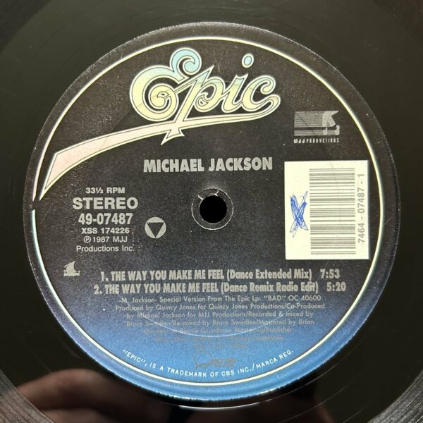 Michael Jackson<br>The Way You Make Me Feel (Special 12" Single Mixes) – Image 3