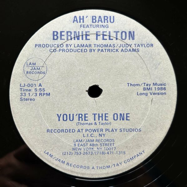 Ah' Baru Featuring Bernie Felton<br>You're The One