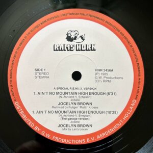 Jocely Brown<br>Ain't No Mountain High Enough