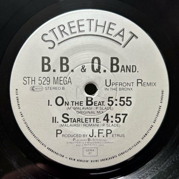 B.B. & Q. Band<br>On The Beat (87 Bronx Mix) – Image 4