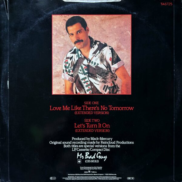 Freddie Mercury<br>Love Me Like There's No Tomorrow (Extended Version) – Image 2