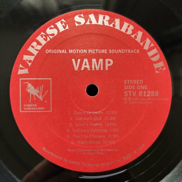 Jonathan Elias<br>Vamp (Original Motion Picture Soundtrack) – Image 3