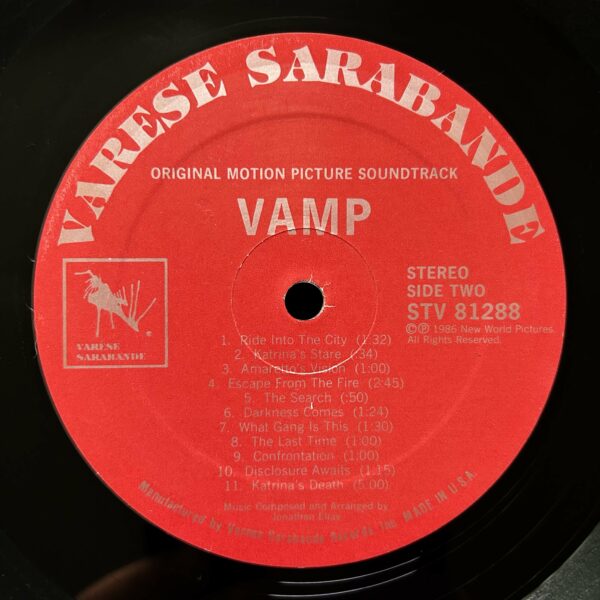 Jonathan Elias<br>Vamp (Original Motion Picture Soundtrack) – Image 4