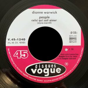 Dionne Warwick<br>People = Celui Qui Sait Aimer