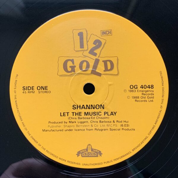 Shannon<br>Let The Music Play / Give Me Tonight – Image 3