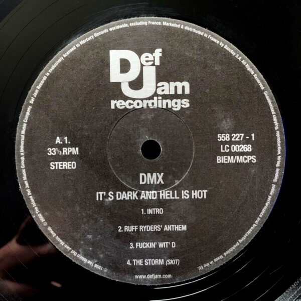 Vinyle-occasion-rap-US-DMX–It-s-Dark-And-Hell-Is-Hot-5
