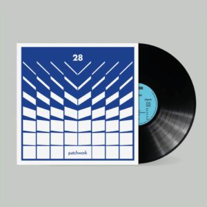 Réédition vinyle + Ou – 8000 de Teddy Lasry, pochette avant, jazz funk expérimental, Patchwork Library